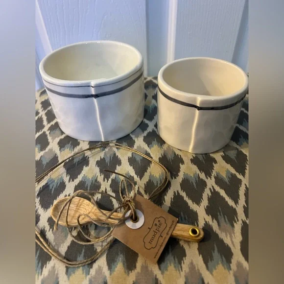 NWT Mud Pie Salsa Guac Nesting Bowl Set. Zesty Spicy. Great gift! - Picture 5 of 5